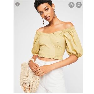 Free people sunrise crop top